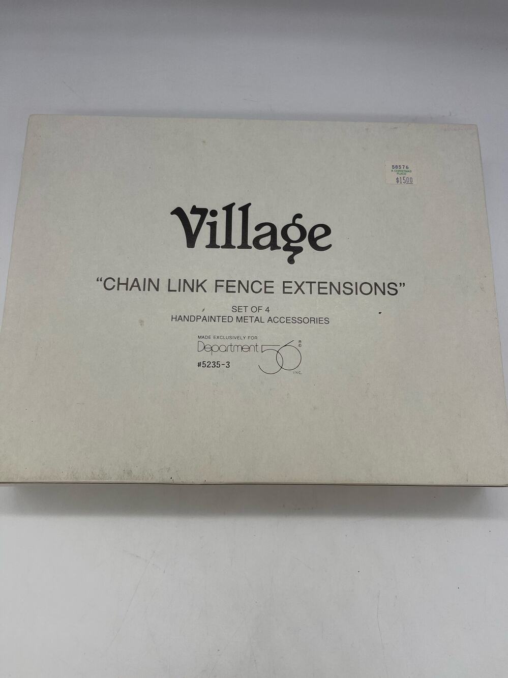 Department 56 Village Chain Link Fence Extension